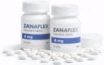 Bottles of Zanaflex medication tablets